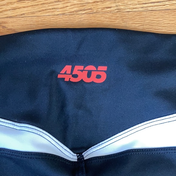 ASOS Red Striped Yoga Leggings Activewear 14 - Picture 7 of 7